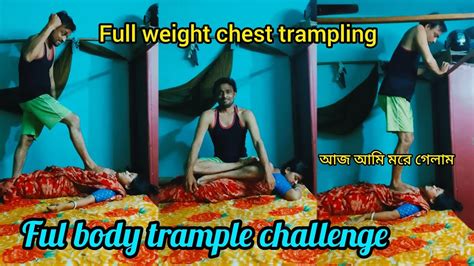 chest trample|Barefoot full Weight Chest Trample – High Heel Crushing 180 3d VR.